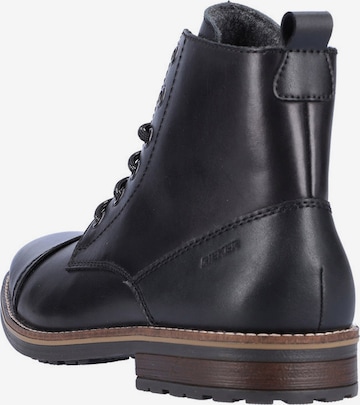 Rieker Lace-Up Boots in Black