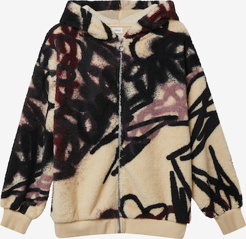 s.Oliver Fleecejacke in Beige: Vorderseite