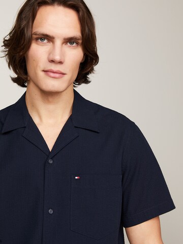 TOMMY HILFIGER Regular Fit Hemd in Blau