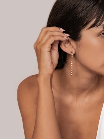 Hey Happiness Ohrringe 'Heart Cascade' in Gold