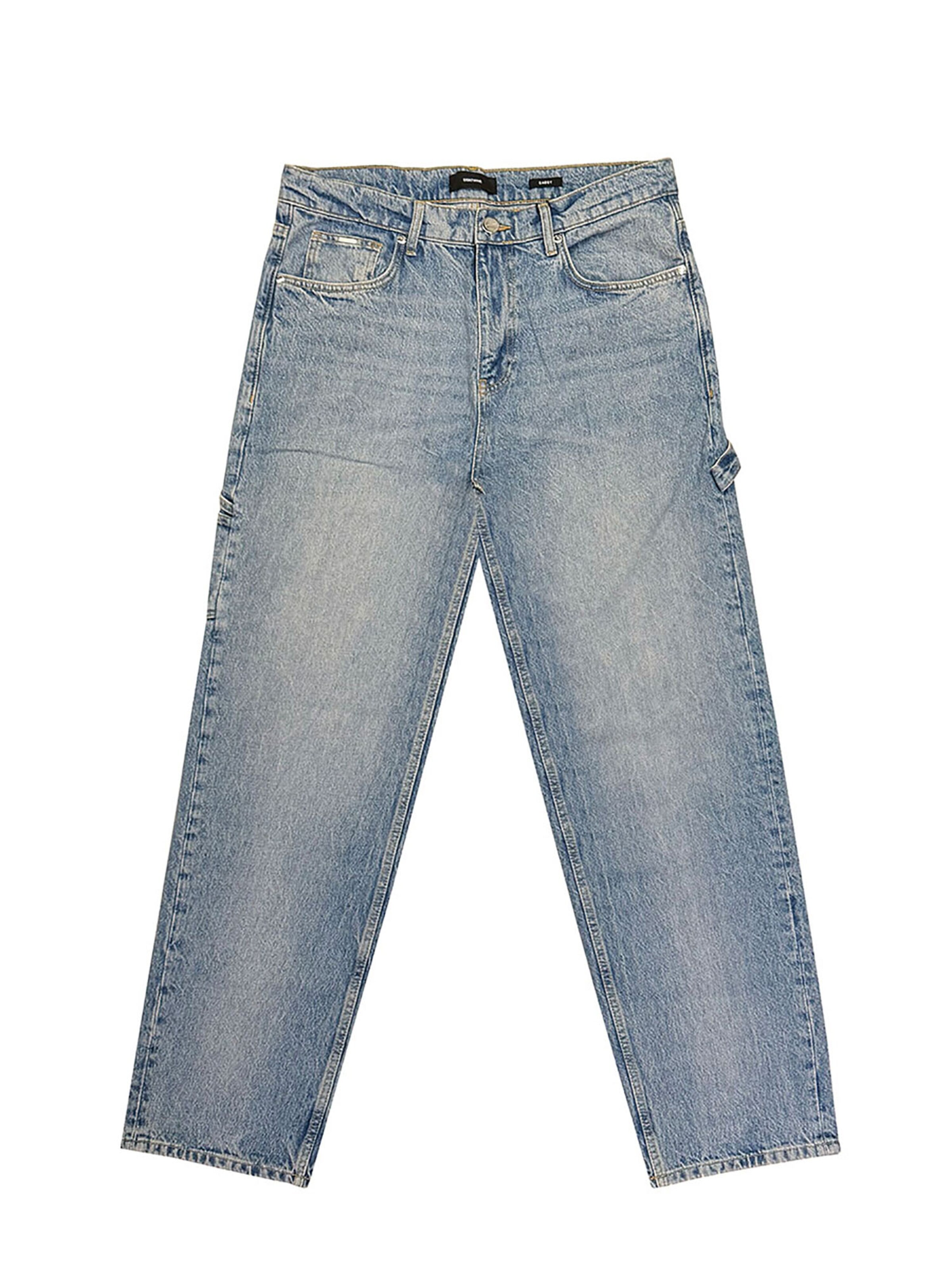 EIGHTYFIVE Baggy Jeans 'With Loop' in Blue: front