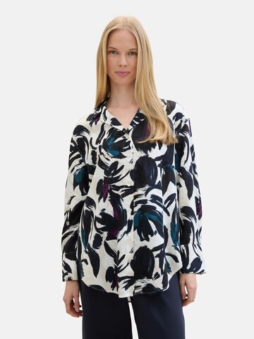 TOM TAILOR Blouse in Blue