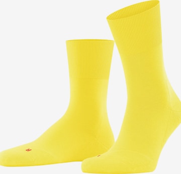 FALKE Socks 'Run' in Yellow: front