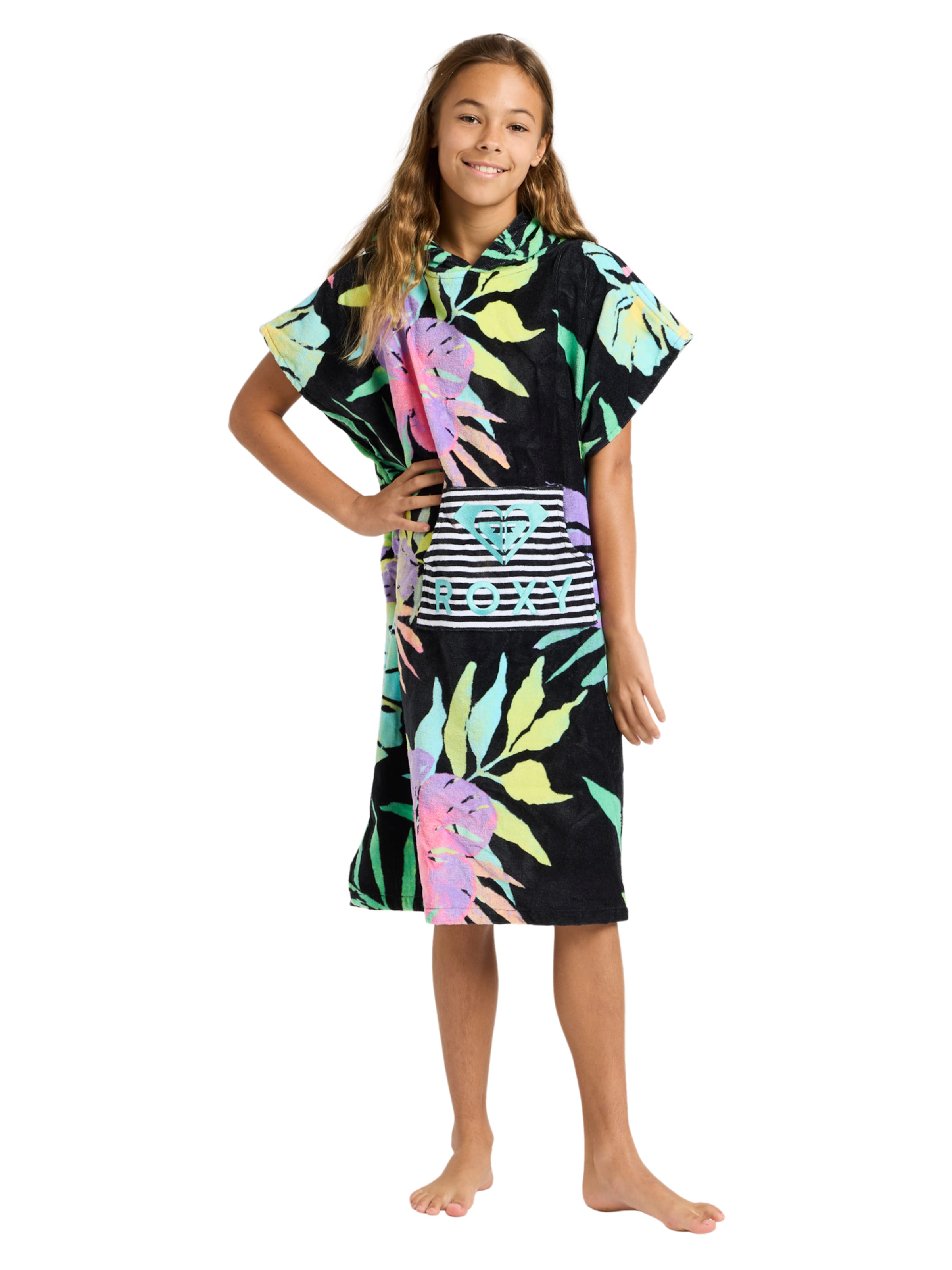 ROXY Bathrobe 'Stay Magical' in Black