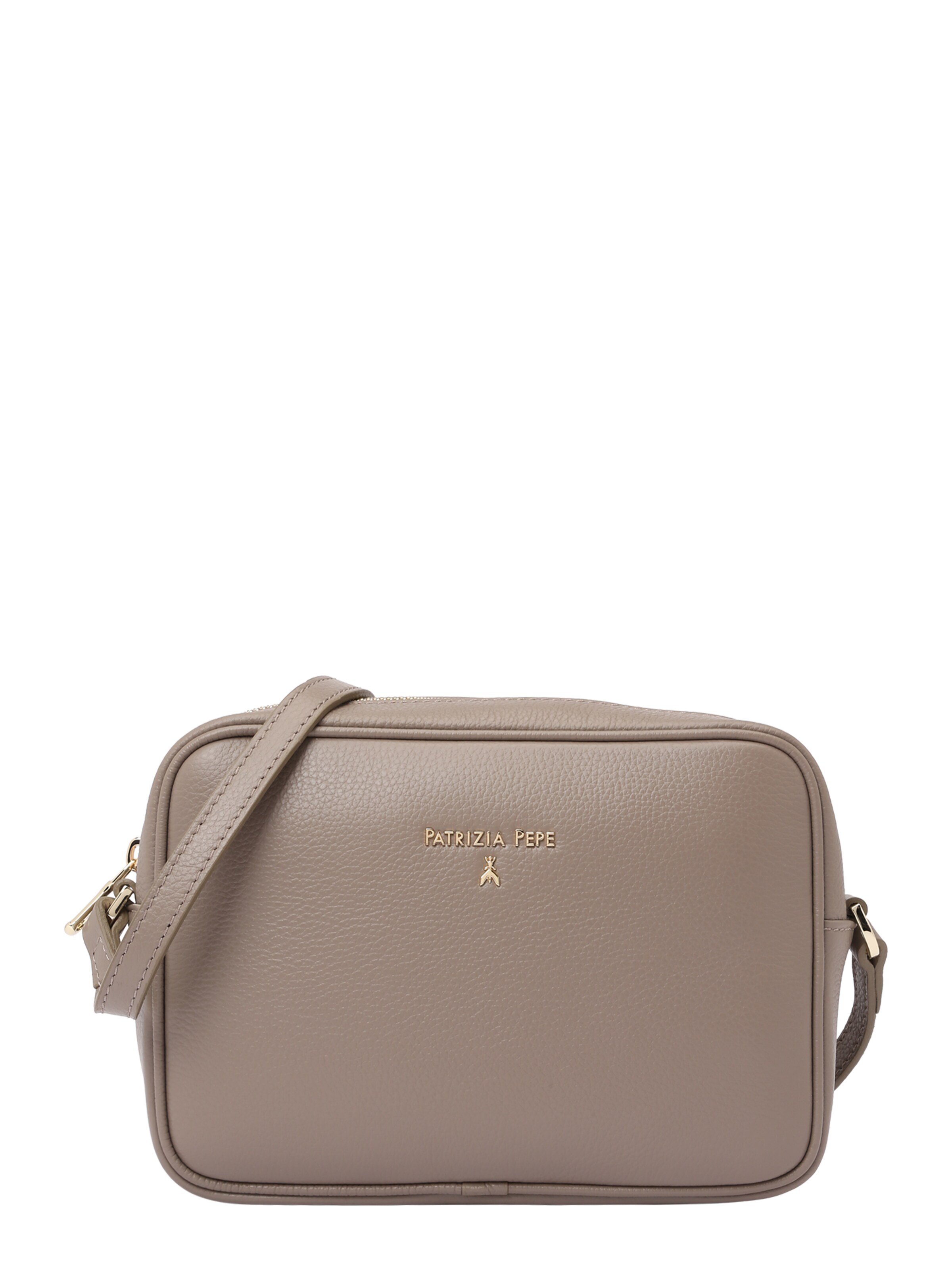 Borsa a tracolla PATRIZIA PEPE di colore marrone / oro, Visualizzazione prodotti