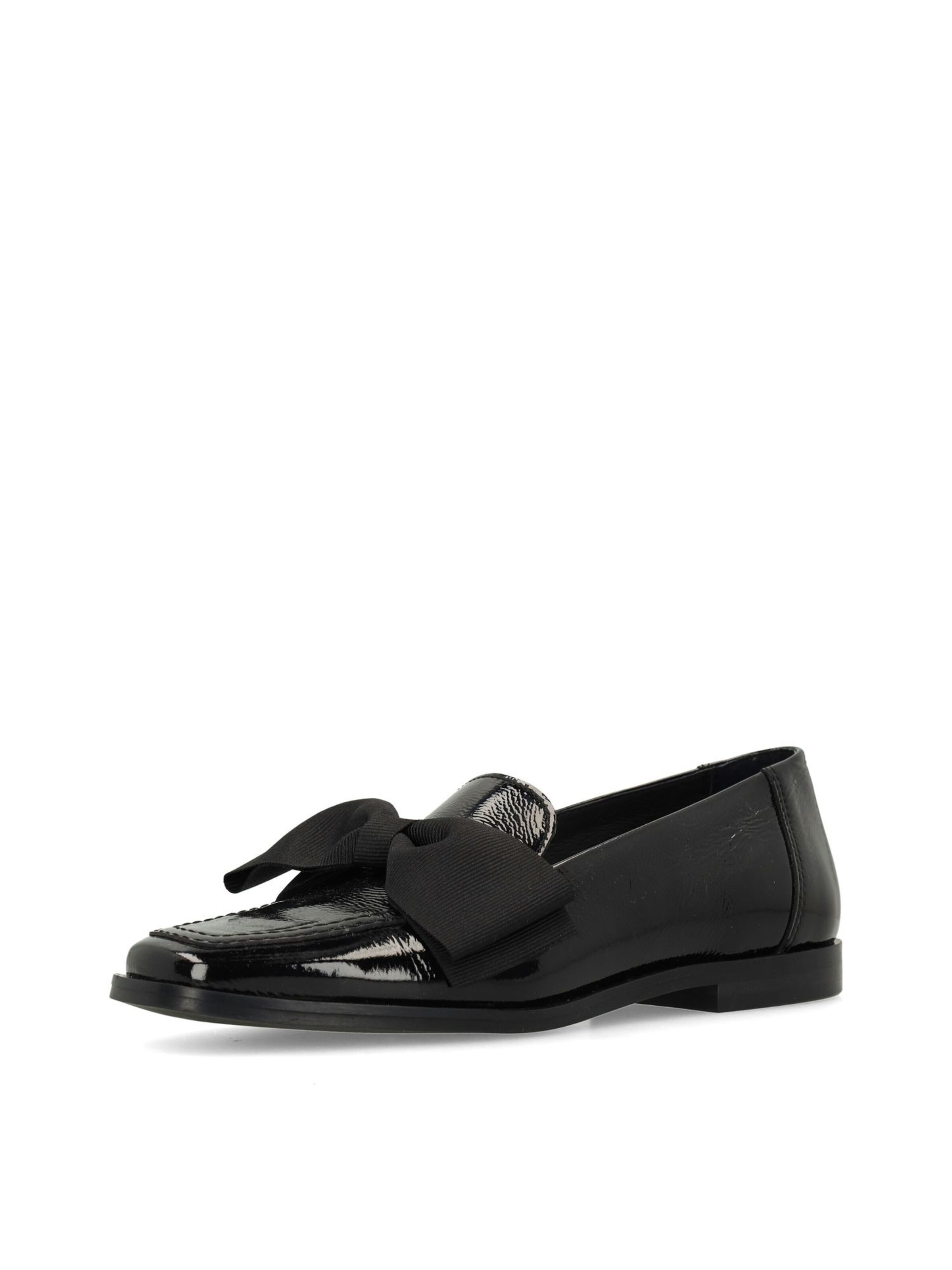 Mocassin MANFIELD en noir : devant