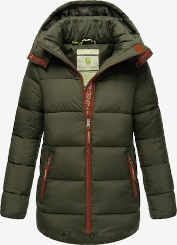 NAVAHOO Зимняя куртка 'Wattewölkchen' в Зеленый