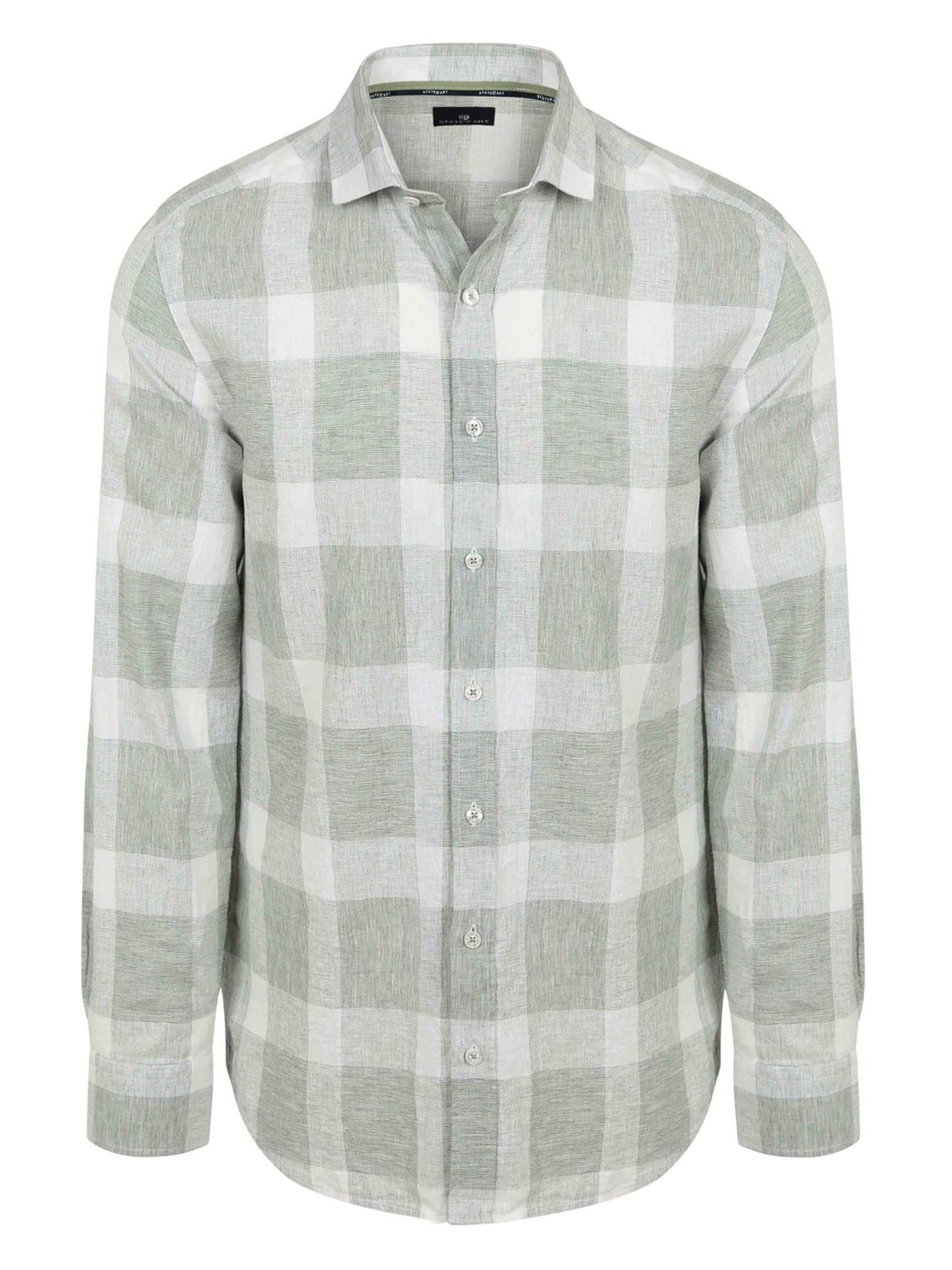 State of Art Regular fit Button Up Shirt in Green: front