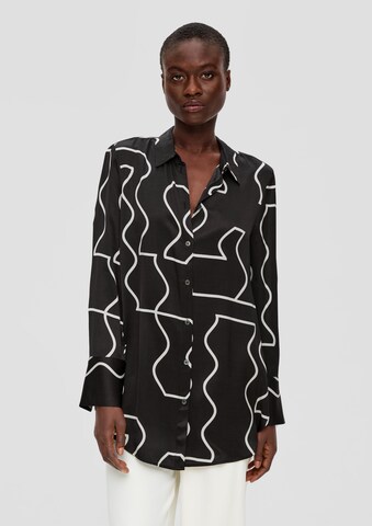 s.Oliver BLACK LABEL Blouse in Black: front