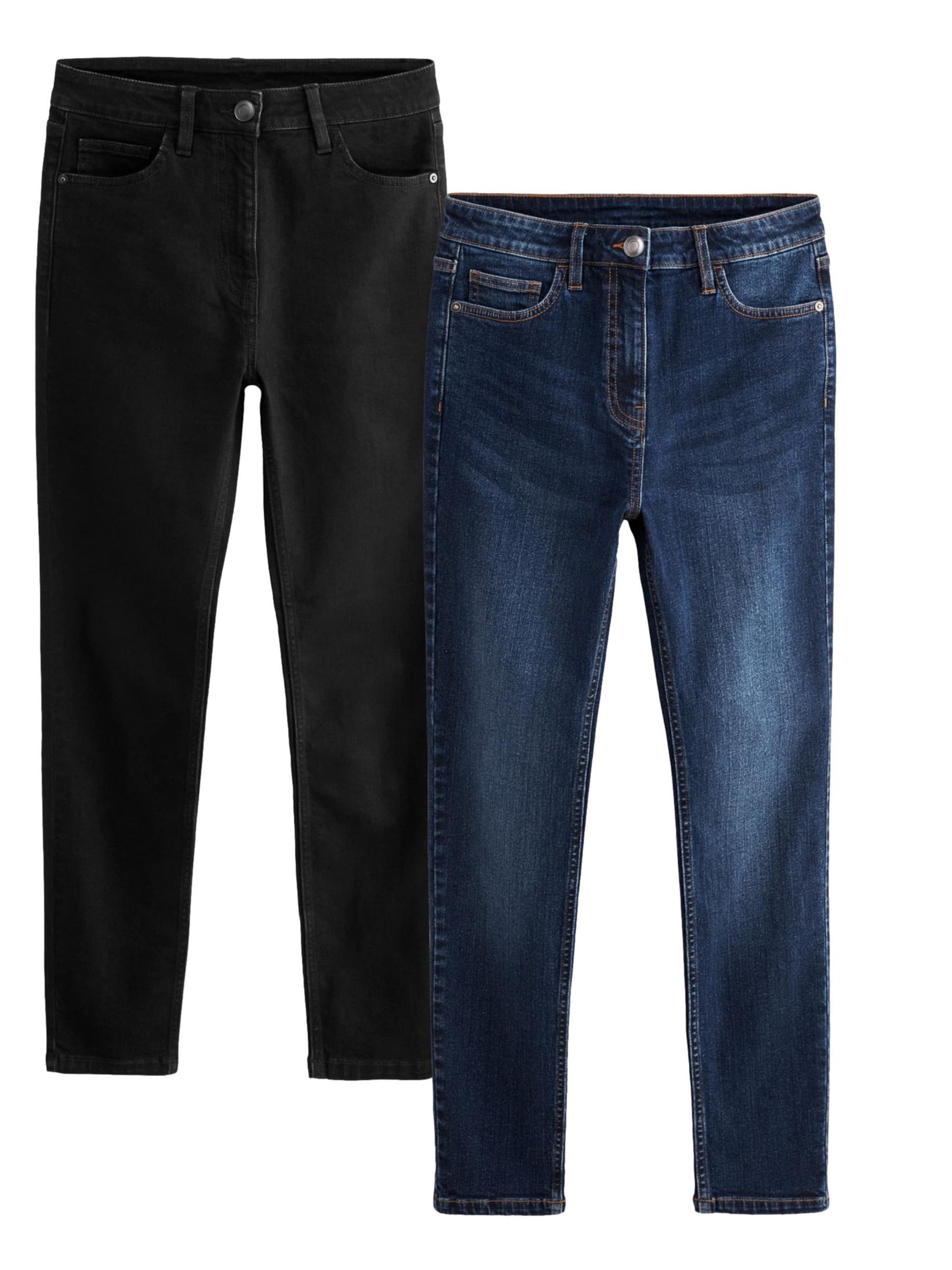 The Set Skinny Jeans in Blau: Vorderseite
