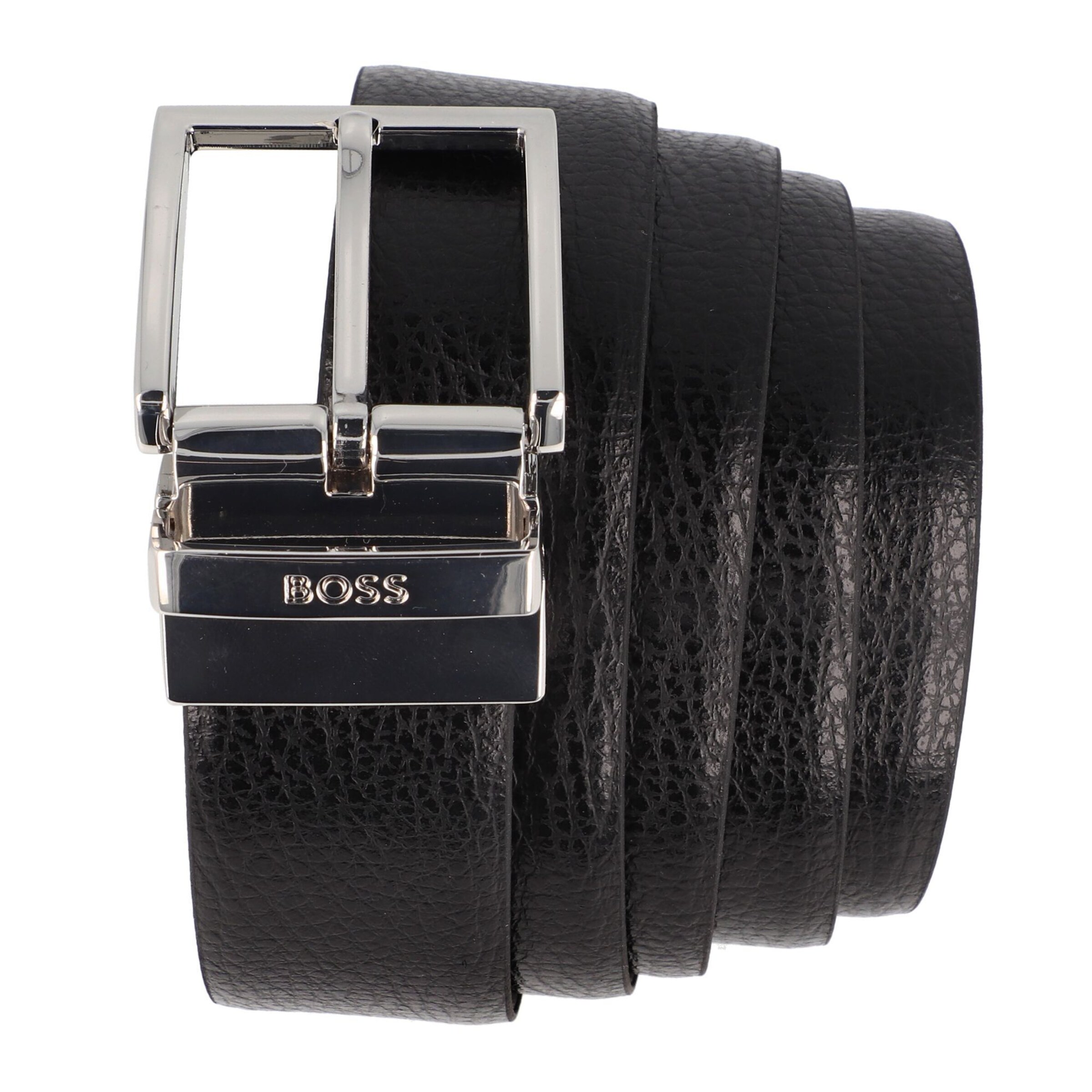 BOSS Belt in Black: front