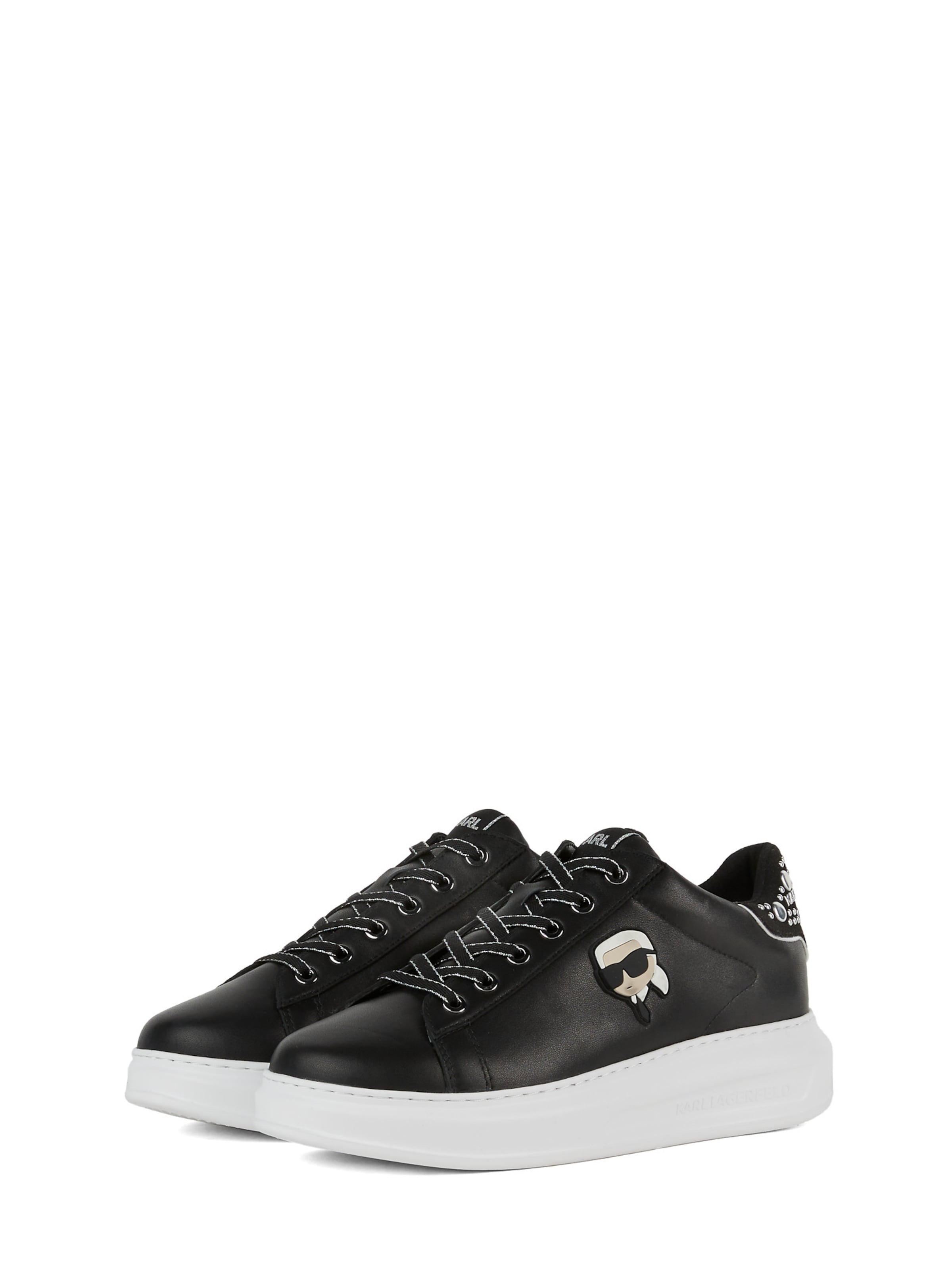 Karl Lagerfeld Platform trainers 'Kapri' in Black: front