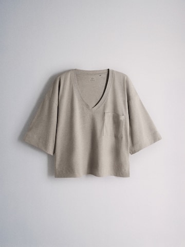 T-shirt 'Essentials' The Set en beige