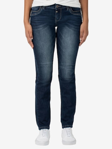 TIMEZONE Slimfit Jeans 'Tahila' in Blauw: voorkant