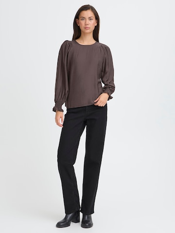 ICHI Blouse 'IHWILMA' in Brown