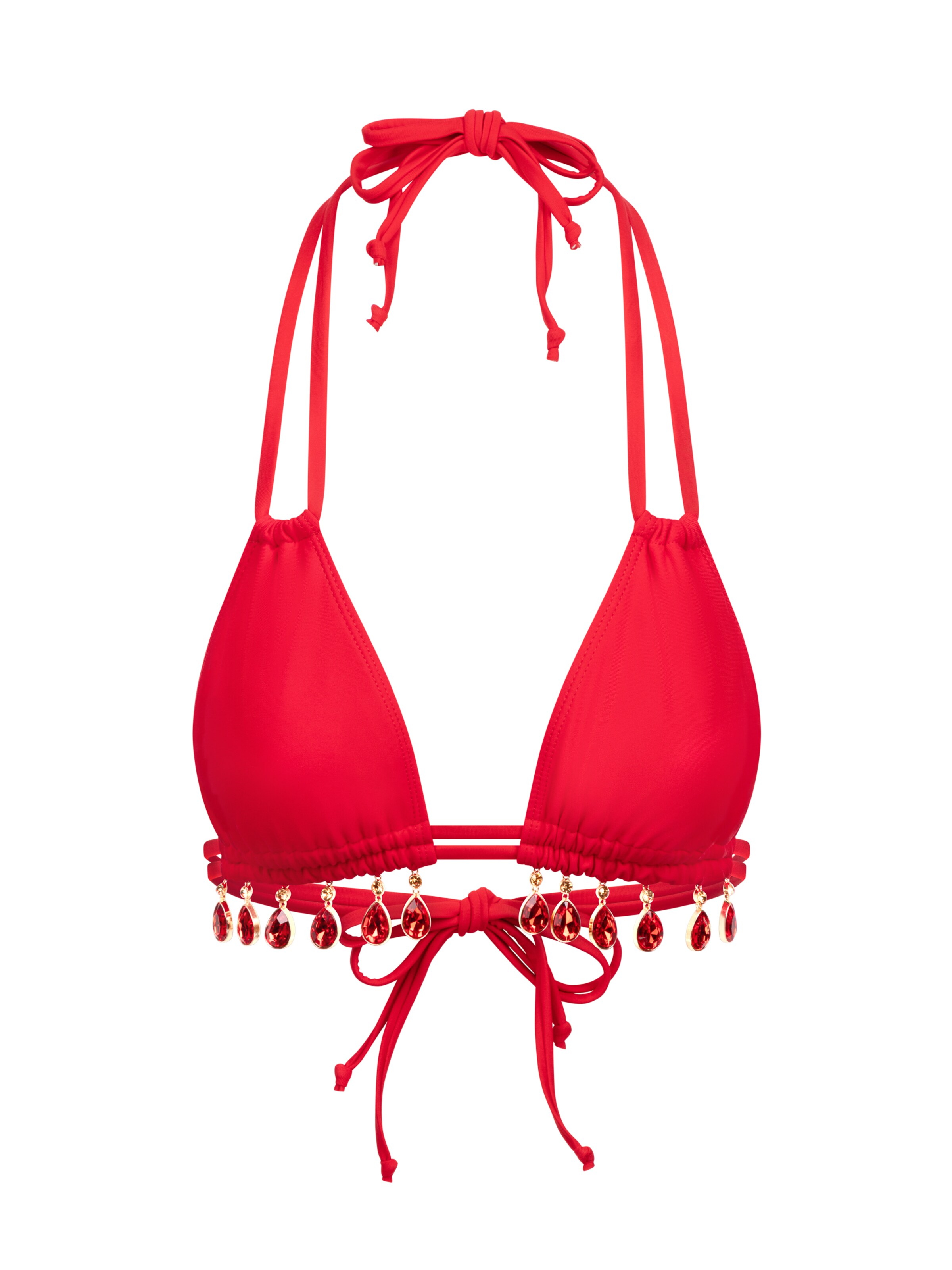 Moda Minx Bikinitop 'Selene' in de kleur Rood, Productweergave