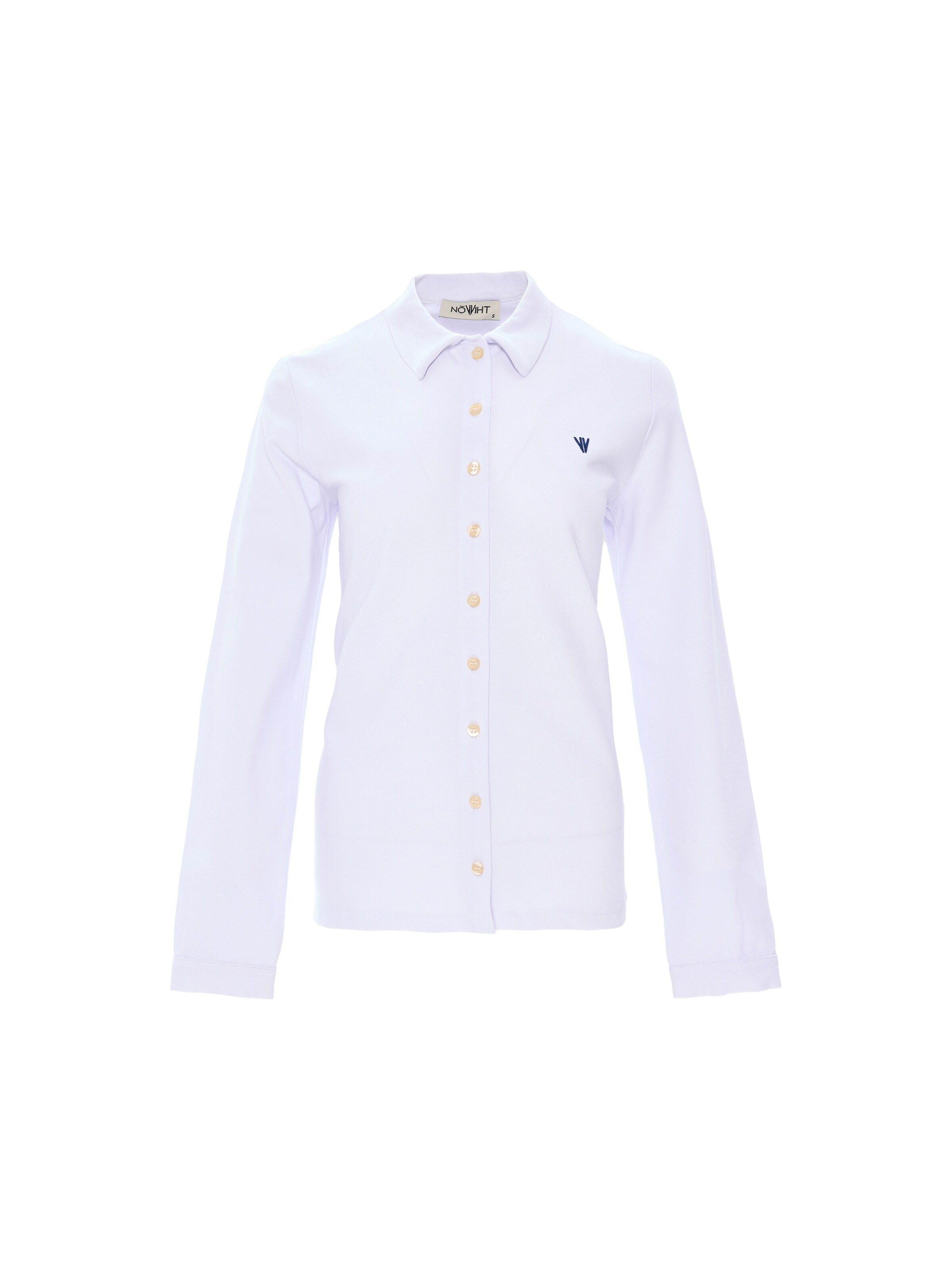 NOWIHT - Blusa 'Vivienne' en blanco: frente