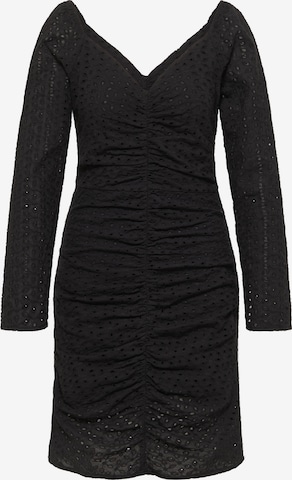 faina Dress in Black: front