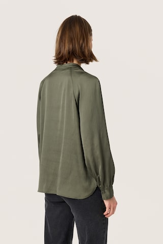SOAKED IN LUXURY Blouse 'Ioana' in Green