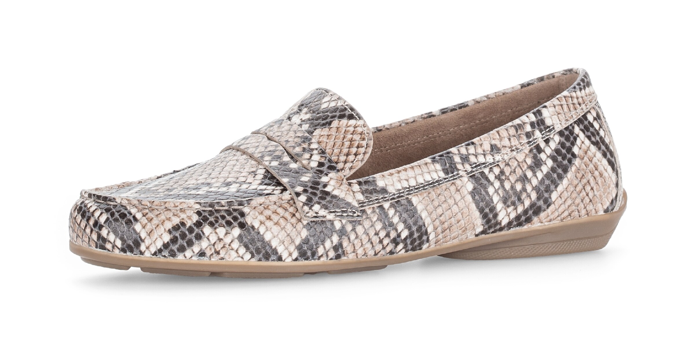 GABOR Classic Flats in Beige: front