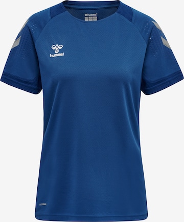 Hummel - Camiseta funcional en azul: frente