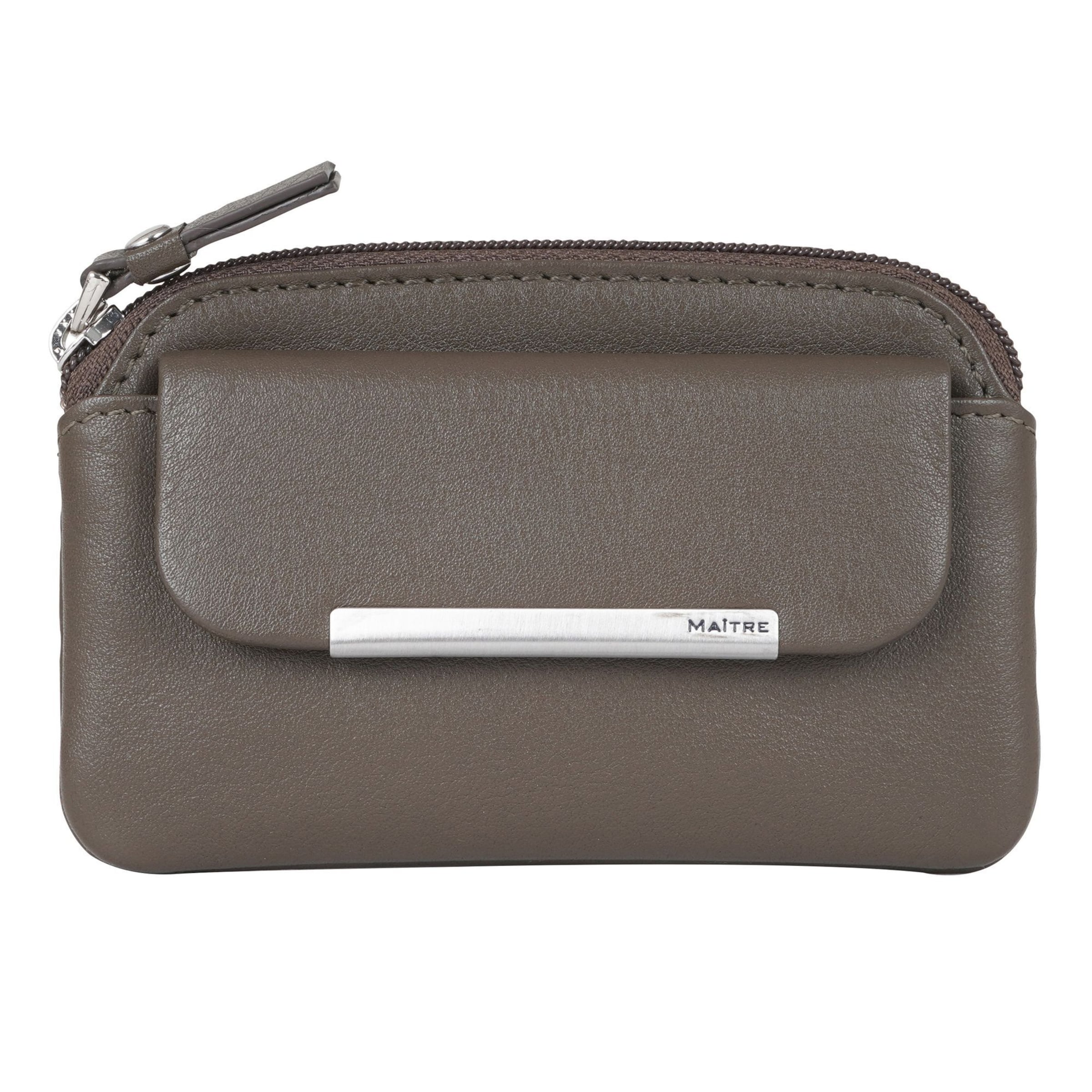 Maître Etui 'Belg' in Grijs: voorkant