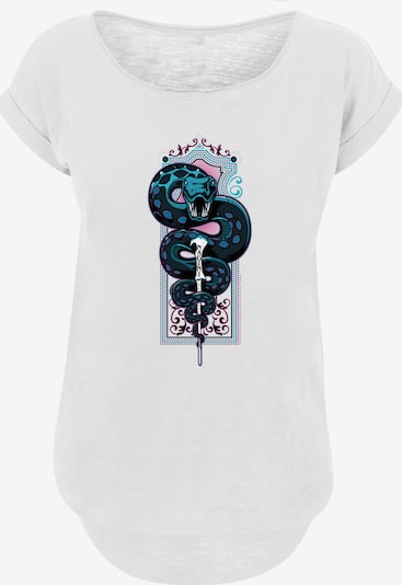 F4NT4STIC T-shirt 'Harry Potter Neon Nagini' en azur / pétrole / rose clair / blanc chiné, Vue avec produit