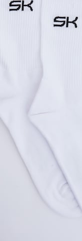 SPORTKIND - Calcetines deportivos 'Long Tennis Socks' en blanco: frente