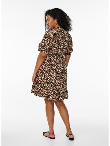Robe 'Caanni' Zizzi en marron