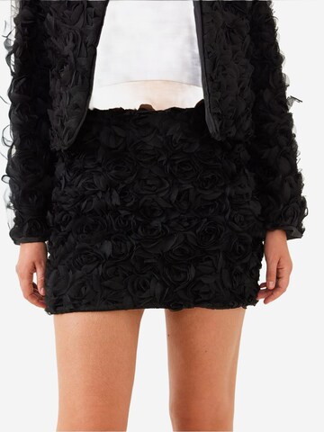 Jupe Bianco Lucci en noir : devant