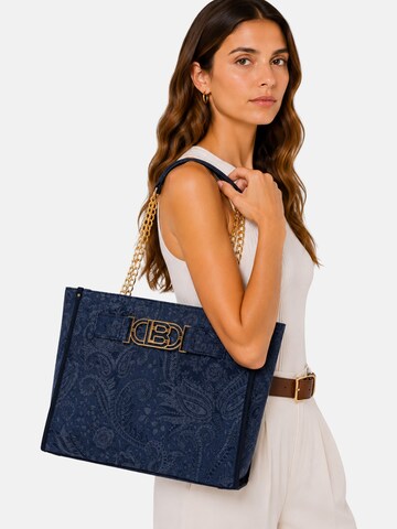 Borsa a spalla 'Magby 2' di Laura Biagiotti in blu: frontale