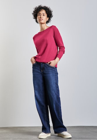 STREET ONE Weicher Strickpullover in Pink