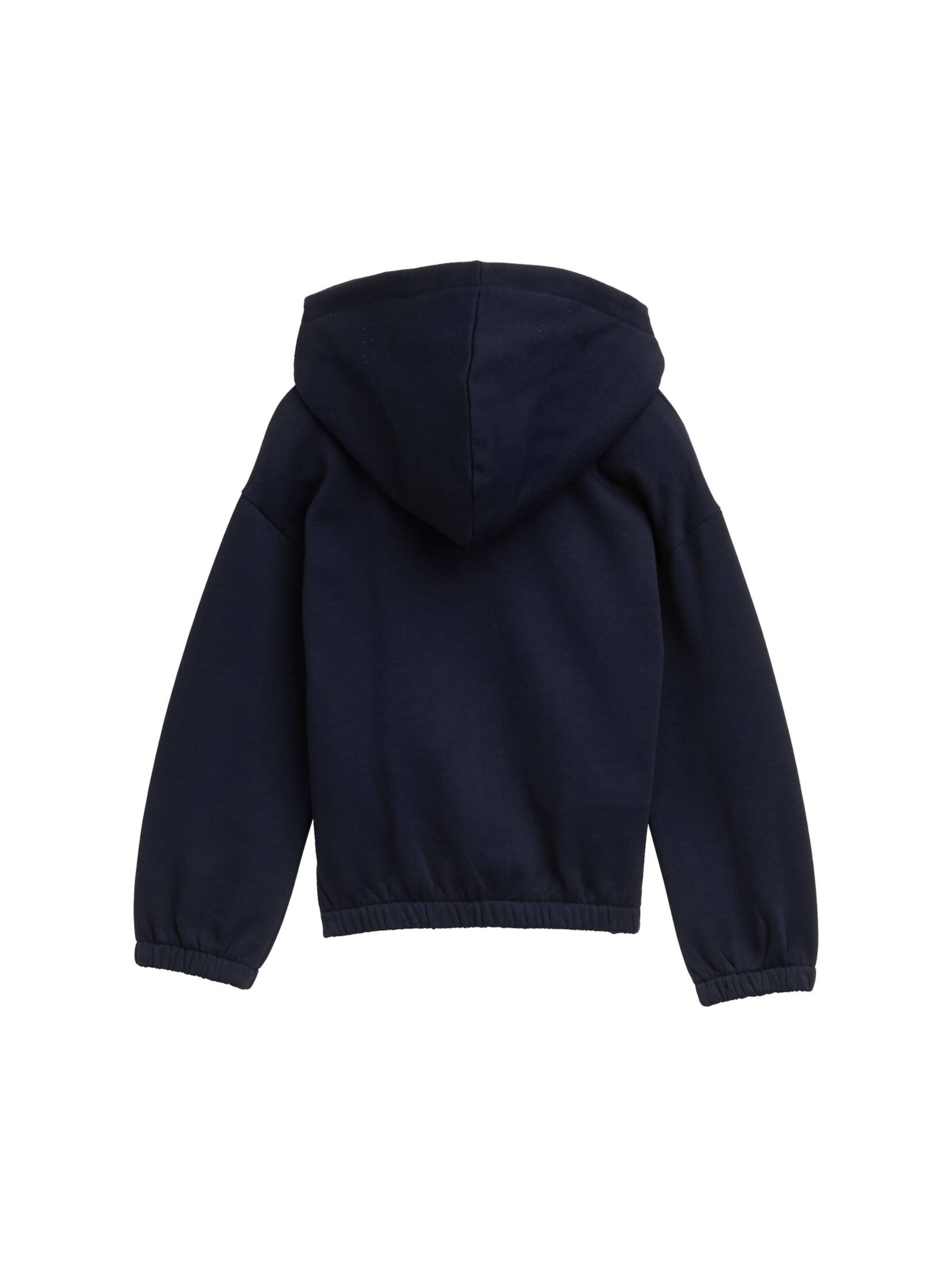 TOM TAILOR Sweatjacke in Blau