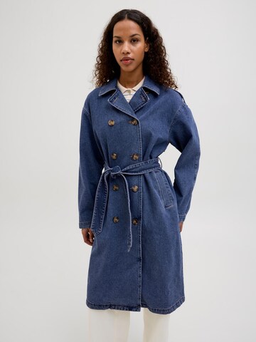 JJXX Between-seasons coat 'JXSophi' in Blue: front