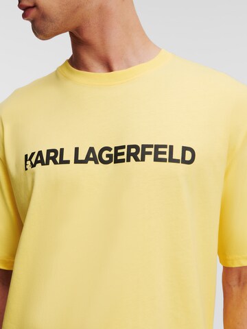 Karl Lagerfeld Тениска в жълто