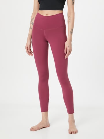 Skinny Leggings NIKE en rose : devant