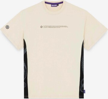 Octopus T-Shirt-Logo in Beige: predná strana