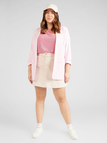 ONLY Carmakoma Blazer 'ELLY' i pink