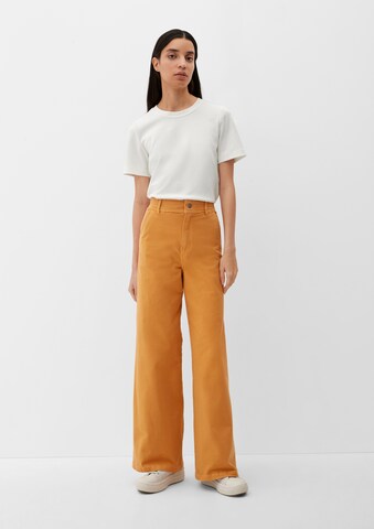 s.Oliver Wide Leg Jeans in Orange