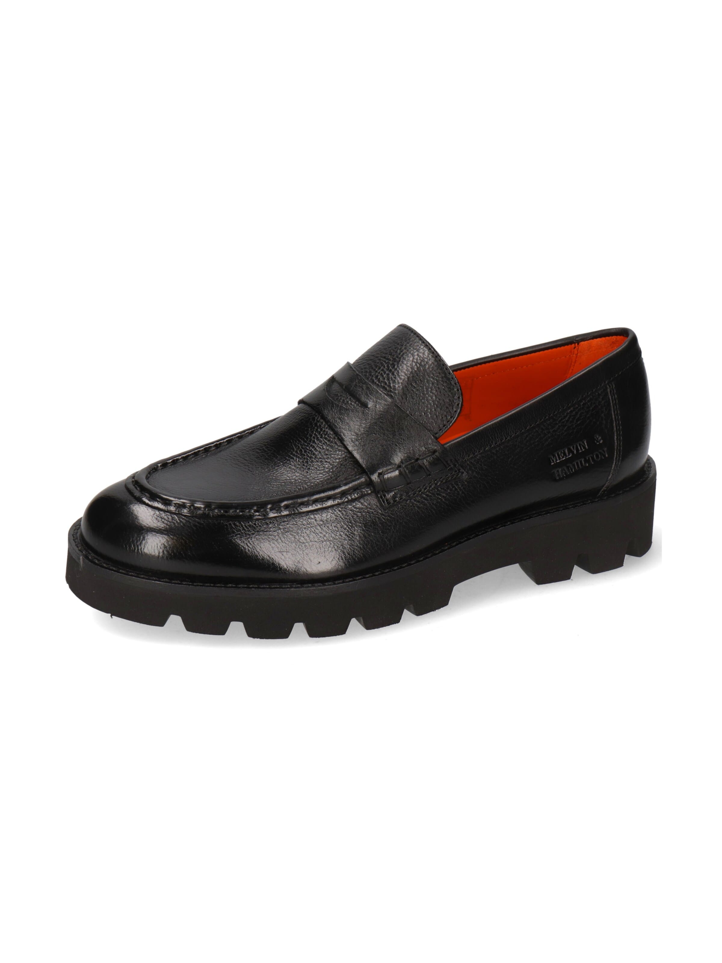 MELVIN & HAMILTON Moccasins 'Jade 6' in Black: front