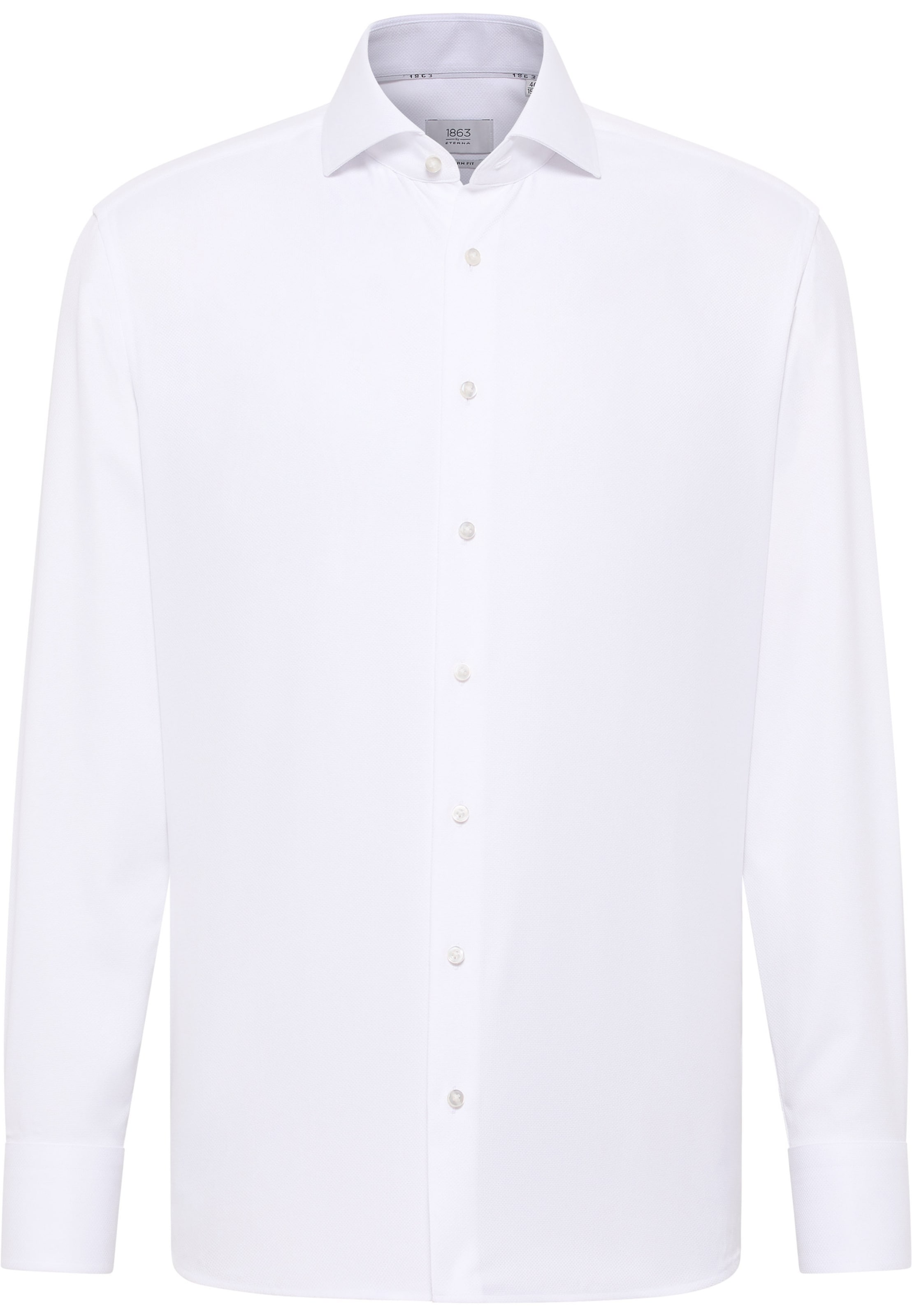 ETERNA Regular fit Zakelijk overhemd in Wit: voorkant