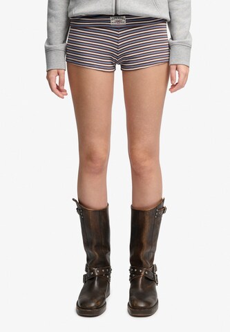 Superdry & Co Slimfit Broek 'Athletic Essentials' in Grijs: voorkant