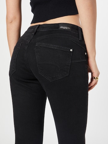 Mavi Slimfit Jeans 'Lexy' in Schwarz