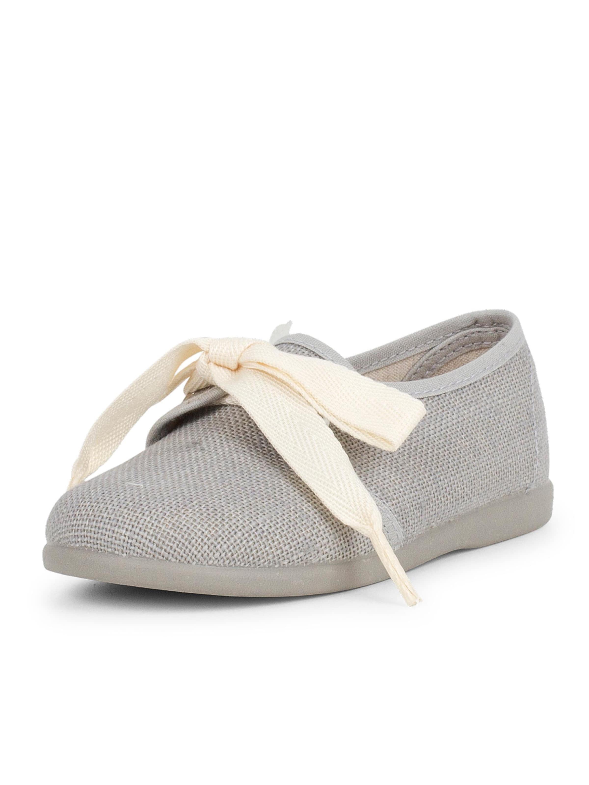 Scarpa bassa di Pisamonas in grigio: frontale