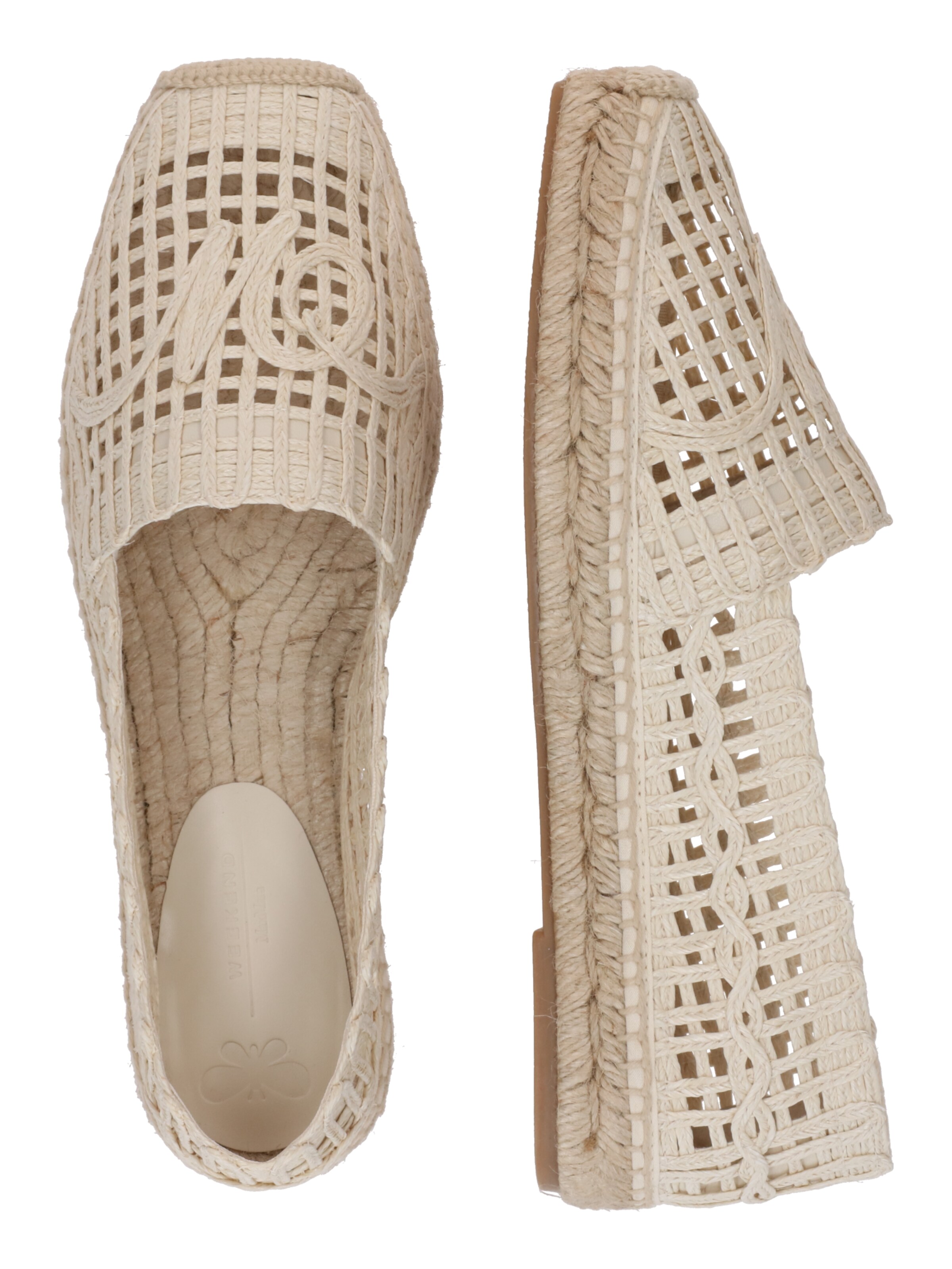 Weekend Max Mara Espadryle 'ILMES' w kolorze beżowy
