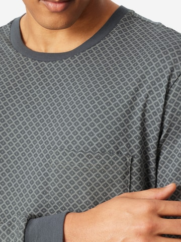 SCHIESSER - Pijama largo 'Comfort Essentials' en azul