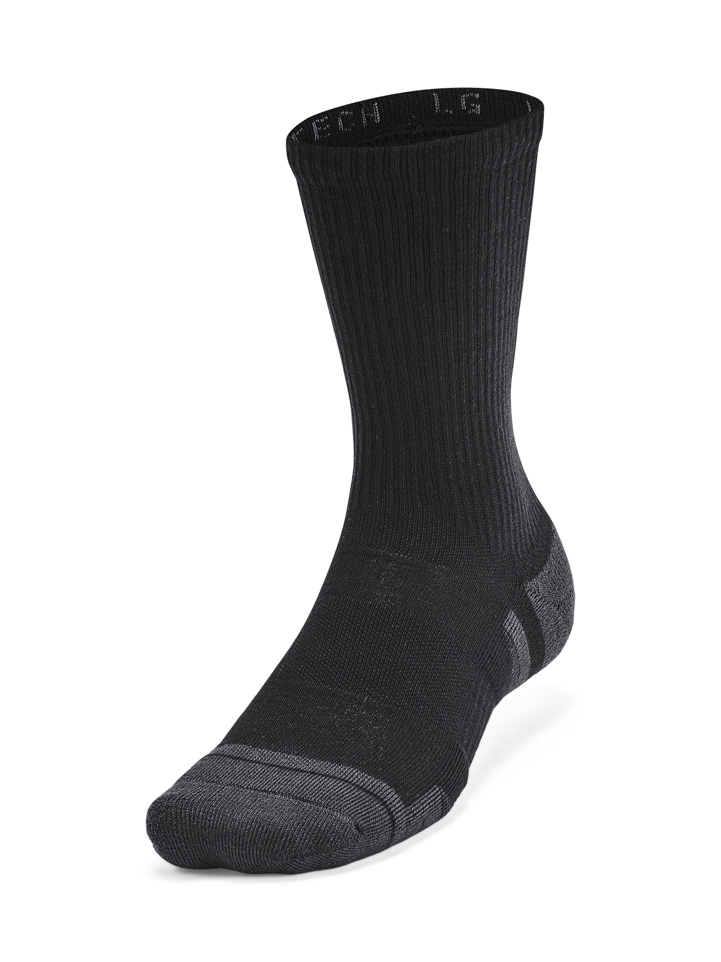 UNDER ARMOUR Athletic Socks in Black