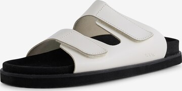 Shoe The Bear Mules in White: front