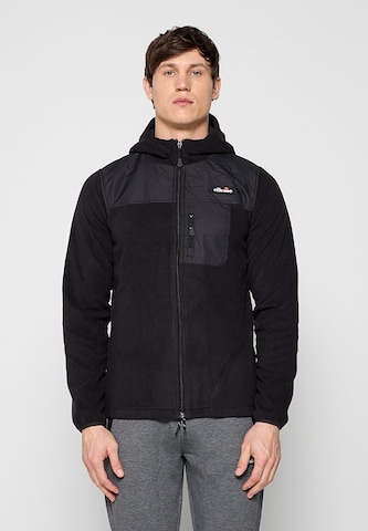 ELLESSE - Chaqueta polar funcional 'Caprio' en negro: frente