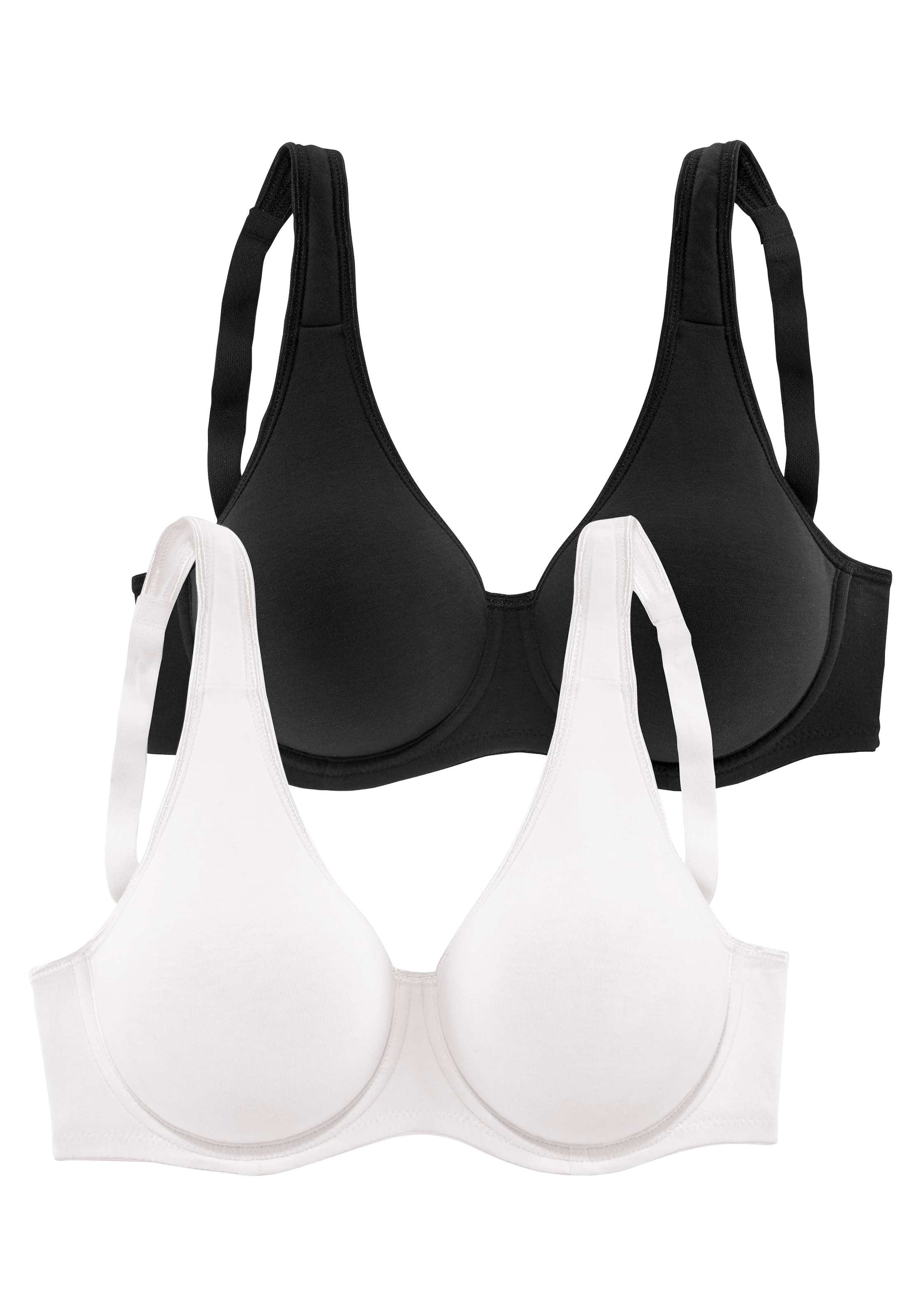 PETITE FLEUR T-särgi Rinnahoidja, värv must: eest vaates